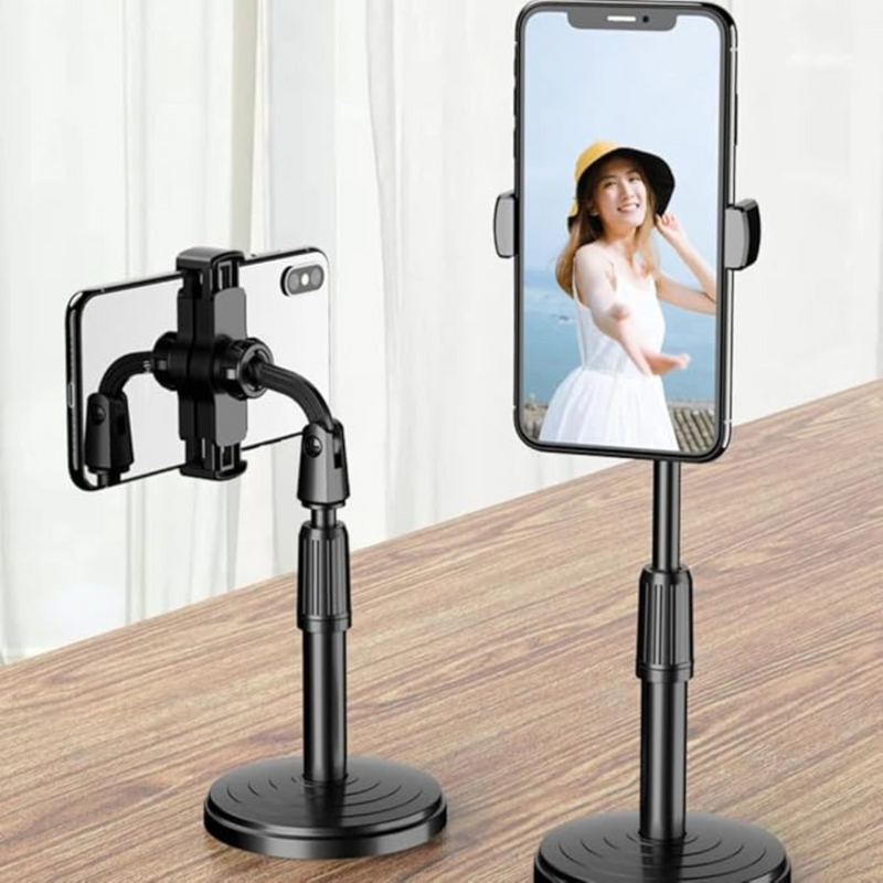 Suporte Tripé de Mesa para Celular 360°