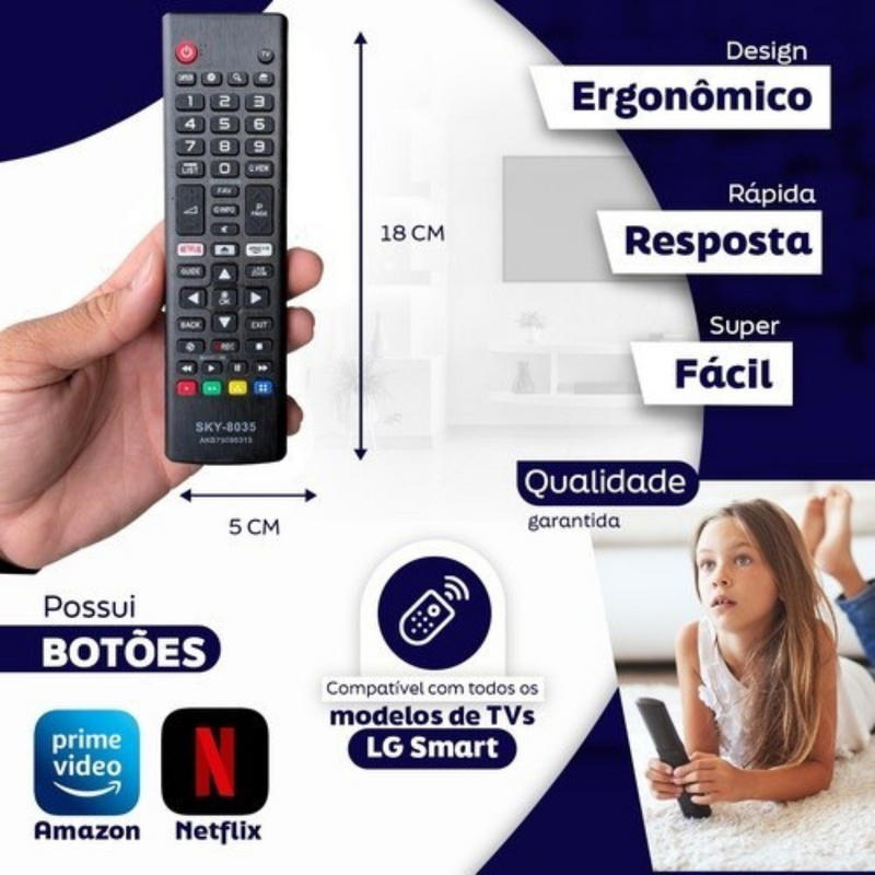 Controle Universal LG - Smart